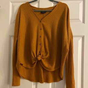 NWT Out From Under long sleeve button up shirt